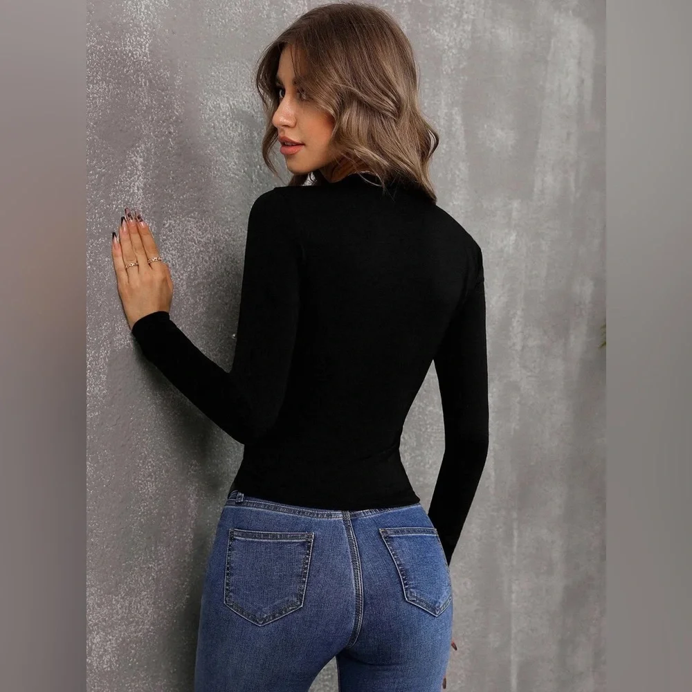 •LOVE CHAR SPORT long sleeve shirt for women size S color gray like new - Picture 3 of 8